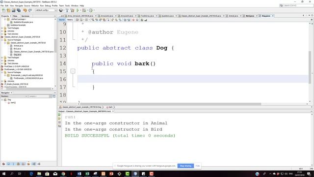 Java - Class Creation, Inheritance and Abstract Classes - A rough primer! смотреть онлайн