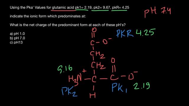 Amino acid charge at different pH and amino acid titration calculation problems смотреть онлайн