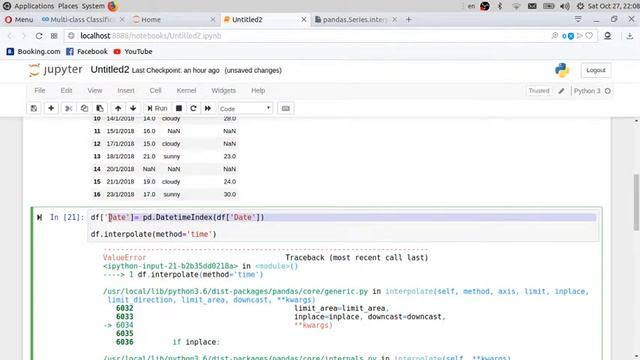 part5 python using pandas handling missing data 'interpolation' الحلقة الخامسة من بانداز смотреть онлайн