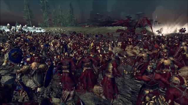 Harkon's Blood - Total War Warhammer Multiplayer Battle (Vampire Counts vs. Clan Angrund) смотреть онлайн