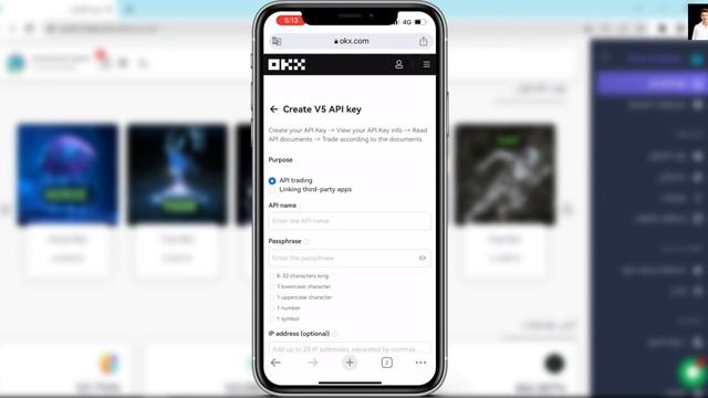 طريقة انشاء Api okx وربطه بموقع سمارت تريد بوت смотреть онлайн
