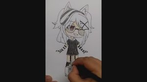 Как нарисовать gacha life // How to draw gacha life character // gacha // гача