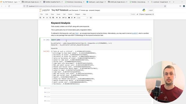 Natural Language Processing in Python - with Spacy, NLTK, TextBlob, Sumy, and YAKE смотреть онлайн