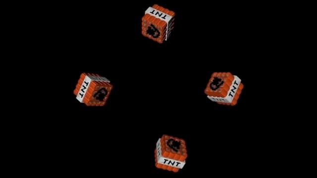 Holograma Minecraft Pyramid HD