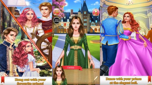 Princess Royal Love Story - Android gameplay Bluebell Lush games for girls смотреть онлайн