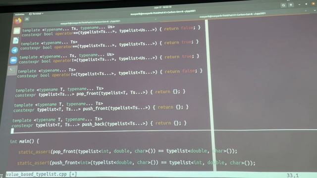 C++ 21. Typelist смотреть онлайн