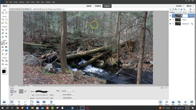 How to combine two photos using a Layer Mask in Photoshop Elements #photoshopelements #photoshop смотреть онлайн
