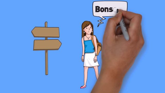French Greetings Song for Children - Bonjour! смотреть онлайн
