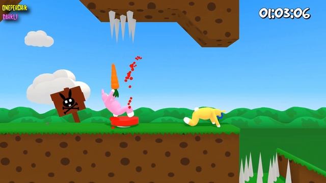 ◄МАЛЕНЬКАЯ ПРОБЛЕМКА В SUPER BUNNY MAN! ►ДУО ПРОХОЖДЕНИЕ► смотреть онлайн