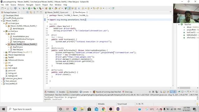How to create testCase in Eclipse using testNG plugin смотреть онлайн