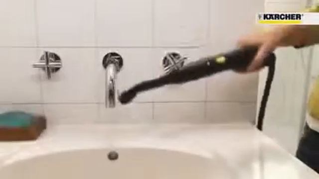 Демонстрация работы пароочистителя Karcher SC 2 600 CB 1 512 361 0