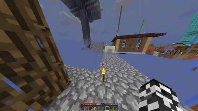 Снова один блок с подписчиками (Minecraft стрим) №3 смотреть онлайн