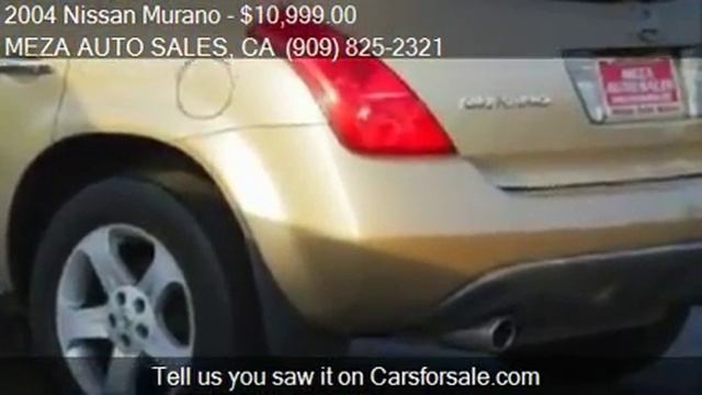 2004 Nissan Murano SL 2WD - for sale in COLTON, CA 92324 смотреть онлайн