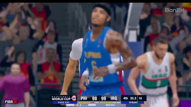 Gilas Pilipinas vs Iraq | FINAL 7mins Gameplay | FIBA2K SIMULATION GAME ONLY #fibaworldcup #fiba2k смотреть онлайн