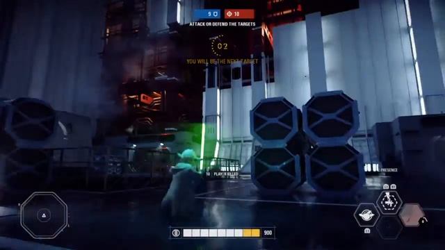 Battlefront 2 Master level yoda gameplay смотреть онлайн