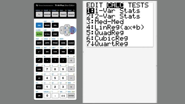 TI-84 Intro to Lists, 1 Var Stats смотреть онлайн