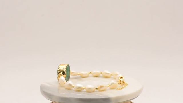 Женский перламутровый браслет xlentag, ручной работы с натуральным кристаллом белого цвета в стиле смотреть онлайн