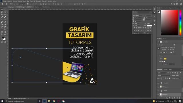 Instagram Story Tasarımı Nasıl Yapılır? - Photoshop Tutorial смотреть онлайн