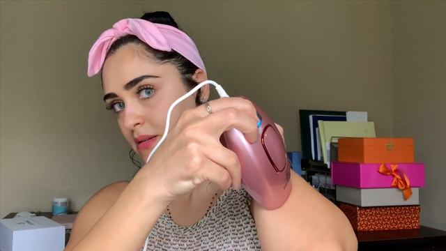 Skinnal IPL Hair Removal | طريقة استعمال جهاز ازالة الشعر في البيت | Dena Elmasry