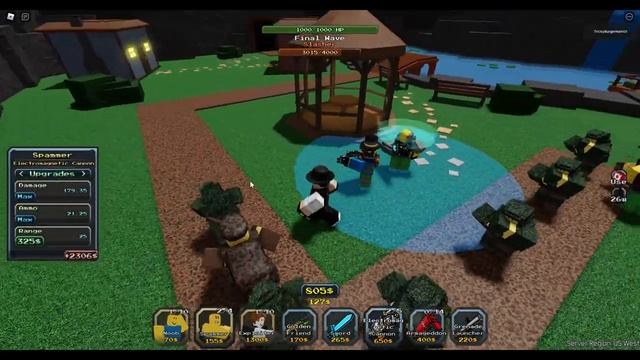 Pixel Gun Tower Defense Electro Magnetic Cannon review Roblox смотреть онлайн