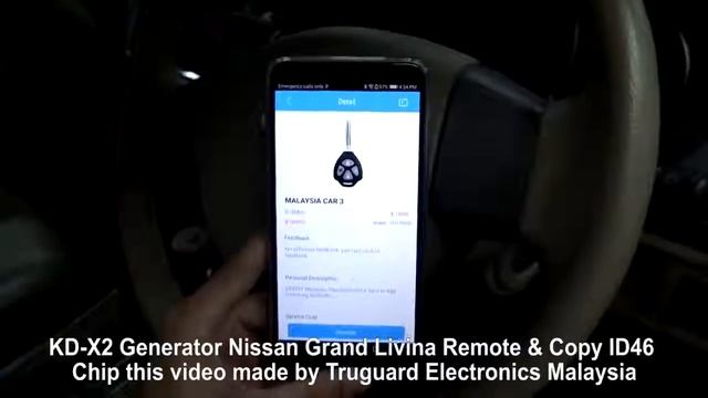 KD X2 Generator Nissan Grand Livina Remote u0026 Copy ID46 Chip смотреть онлайн