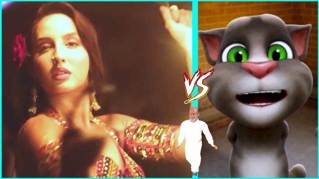 O SAKI SAKI SONG TALKING TOM 😂 IN HINDI VOICE TOM Nora Fatehi смотреть онлайн