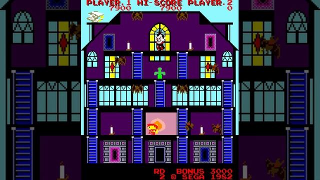 Arcade Game: Monster Bash (1982 Sega) смотреть онлайн