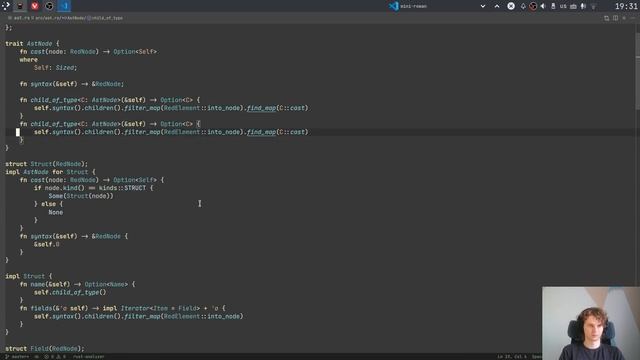 Explaining Rust Analyzer 09: Mini Rowan, AST and Pointers смотреть онлайн