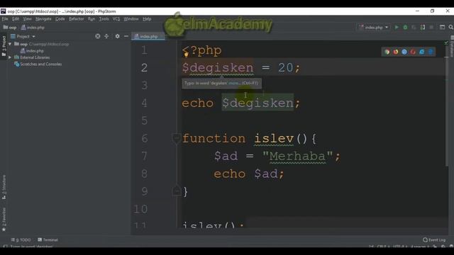 07 - PHP Değişken Kapsamları (Variable Scope) смотреть онлайн