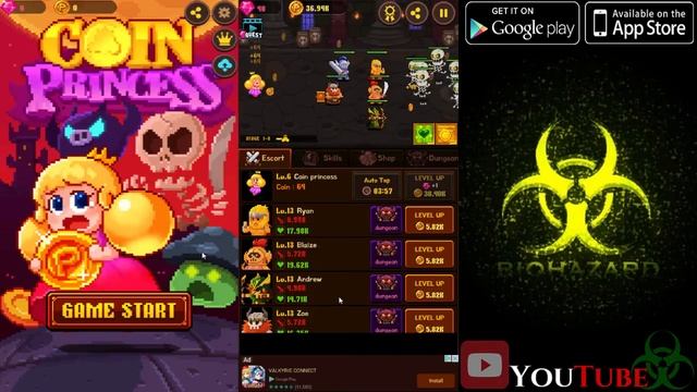 Coin Princess (Android/iOS) Gameplay Part 1 смотреть онлайн