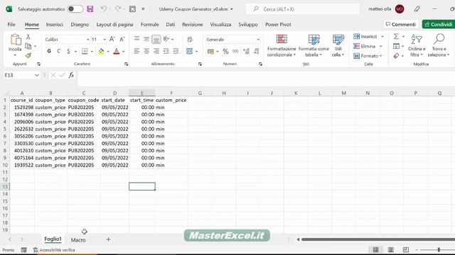 MasterExcel.it | Tutorial: Come Convertire Un File da Excel a CSV (manualmente o in automatico) смотреть онлайн