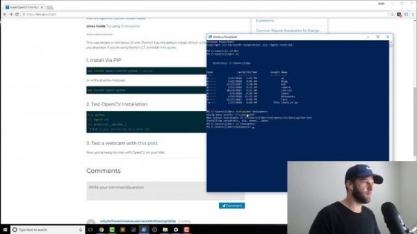 How to Install OpenCV on Windows with PYTHON