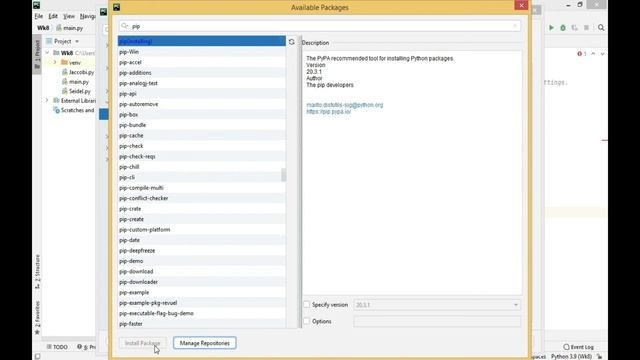 Try to run this command from the system terminal Use the correct version of the pip for python 3.9 смотреть онлайн