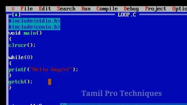 27. While Loop in C || Tamil Pro Techniques || смотреть онлайн