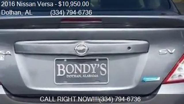 2016 Nissan Versa 1.6 SV 4dr Sedan for sale in Dothan, AL 36 смотреть онлайн