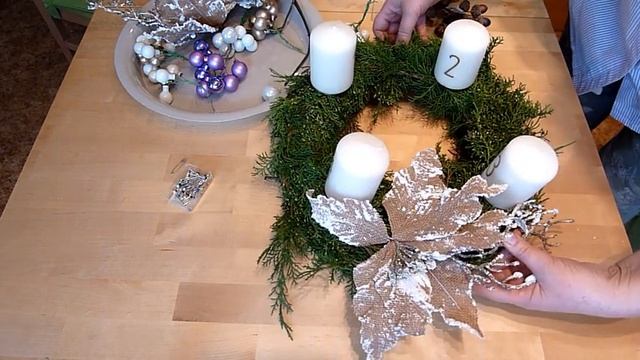 Адвентный венок. смотреть онлайн