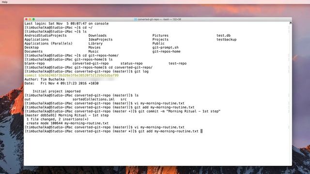 021 Viewing the Git Commit History смотреть онлайн
