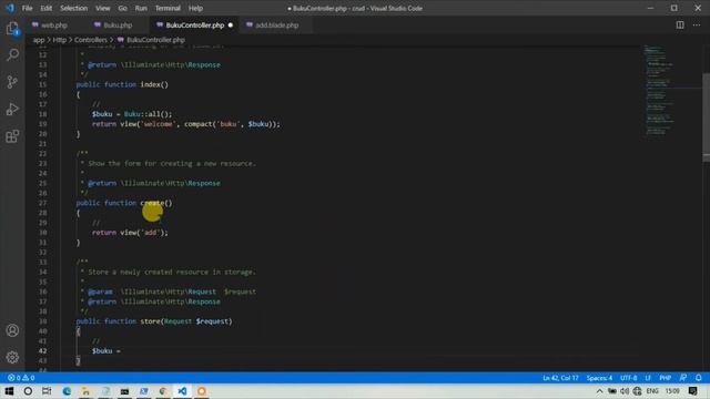 Membuat Aplikasi CRUD Sederhana Menggunakan Laravel dan MongoDB (Part 3 Insert Data) смотреть онлайн