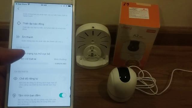 Huớng Dẫn Sử Dụng - Cài đặt Các Tính Năng Của Camera Imou ở Trên điện Thoại