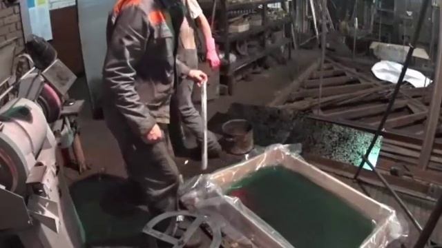 Процесс травления металла медным купоросом !Мастерская художественной ковки metal etching смотреть онлайн