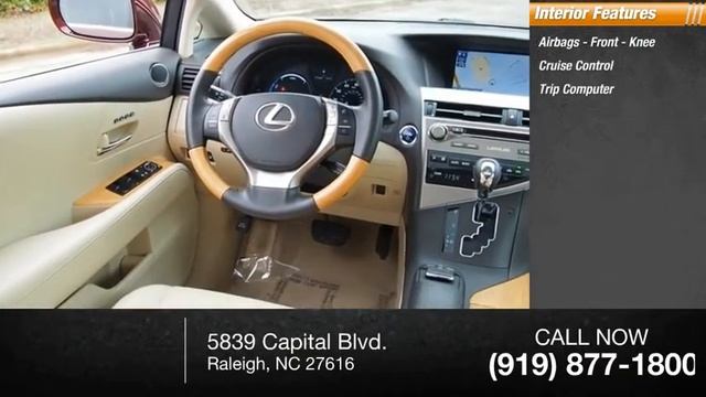 2015 Lexus RX 450h Base Raleigh NC PL0786A