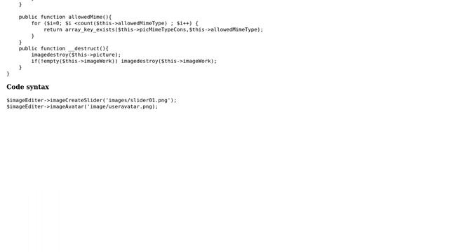 Image manipulation PHP class using PHP's Image Functions смотреть онлайн