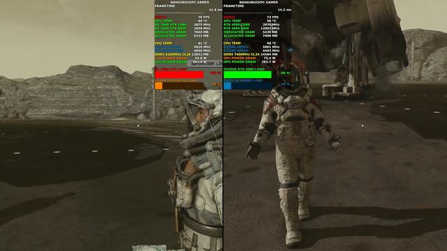 STARFIELD Ultra Settings 4K | RTX 4090 VS RX 7900 XTX