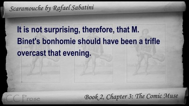 Book 2 - Chapter 03 - Scaramouche by Rafael Sabatini - The Comic Muse смотреть онлайн