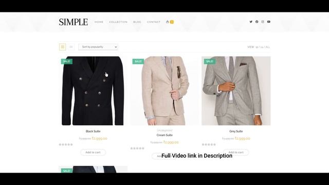 Ecommerce website Design for Fully Free| Dhiraj Ragsh смотреть онлайн