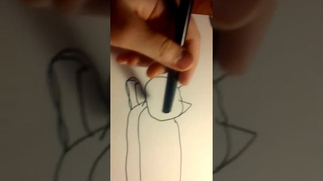 Как нарисовать котика 1 часть смотреть онлайн