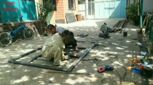 Profile pipe windows / Окна из профильный трубы / Терезе темир профильден.