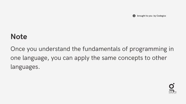 Module 1: Beyond Python: Exploring The Vast World Of Programming Languages смотреть онлайн