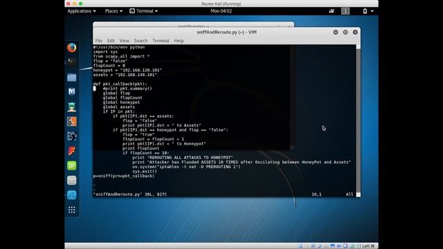 DDoS Prevention and Investigation using Scapy and a Honeypot смотреть онлайн