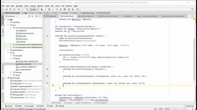 Part 4 SQLite Database Filter the Result in the RecyclerView in Android Studio by Kotlin смотреть онлайн